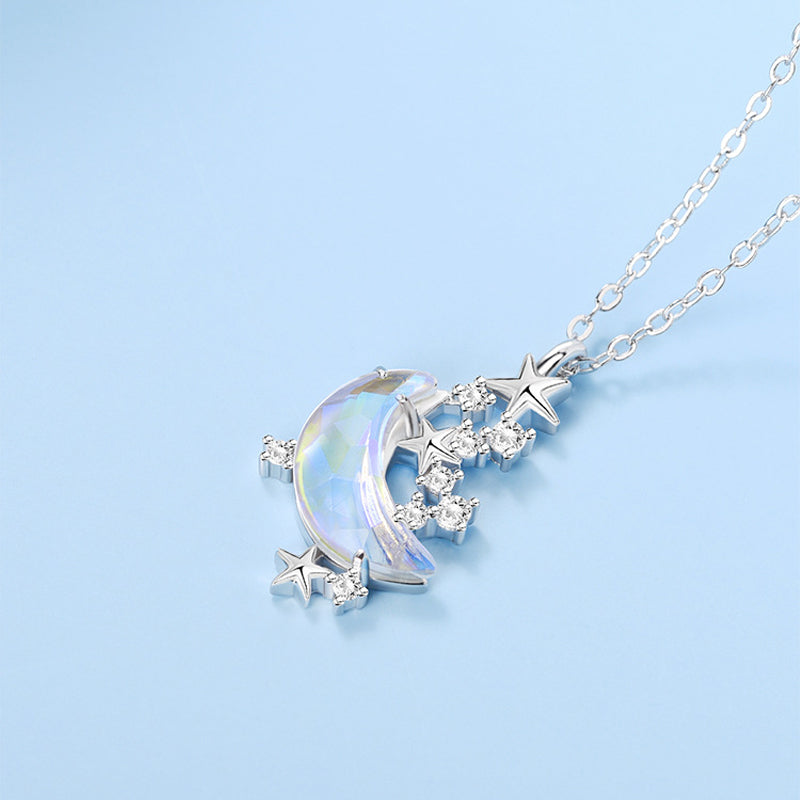 Mystic Moon Pendant Necklace