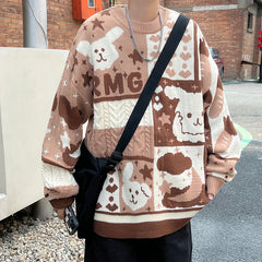 Cartoon Knit Kawaii Sweater