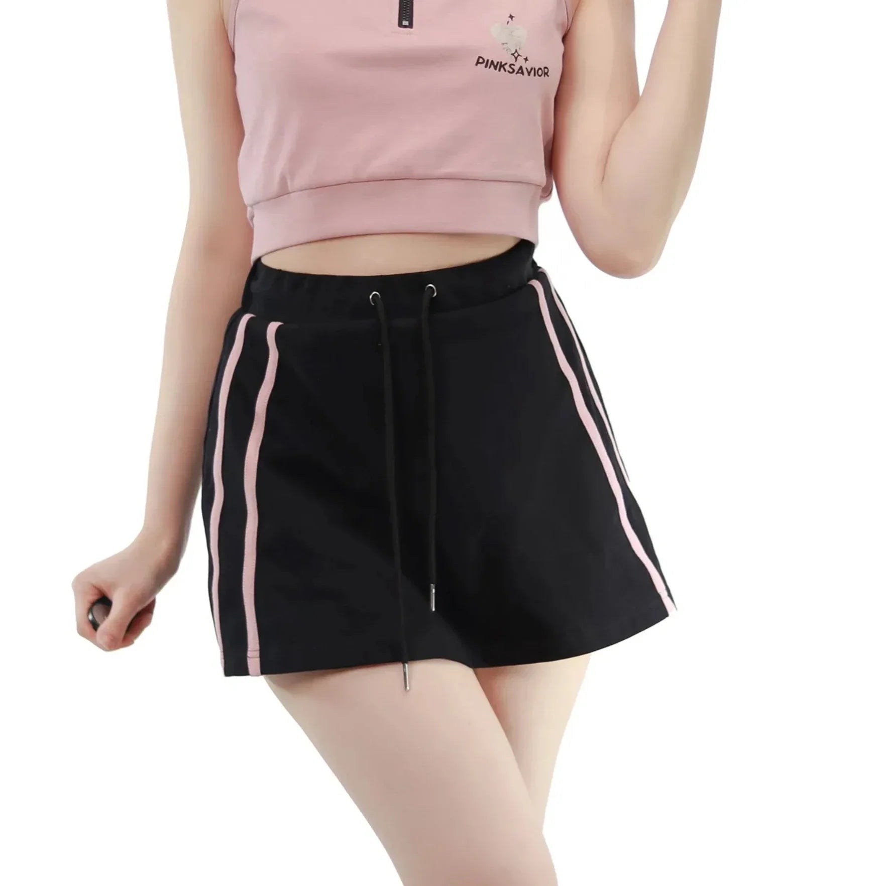 Pastel Gothic Japanese Outfit Set - Shorts, Pants & Tops