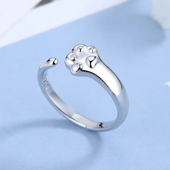 Cat Paw Open Ring