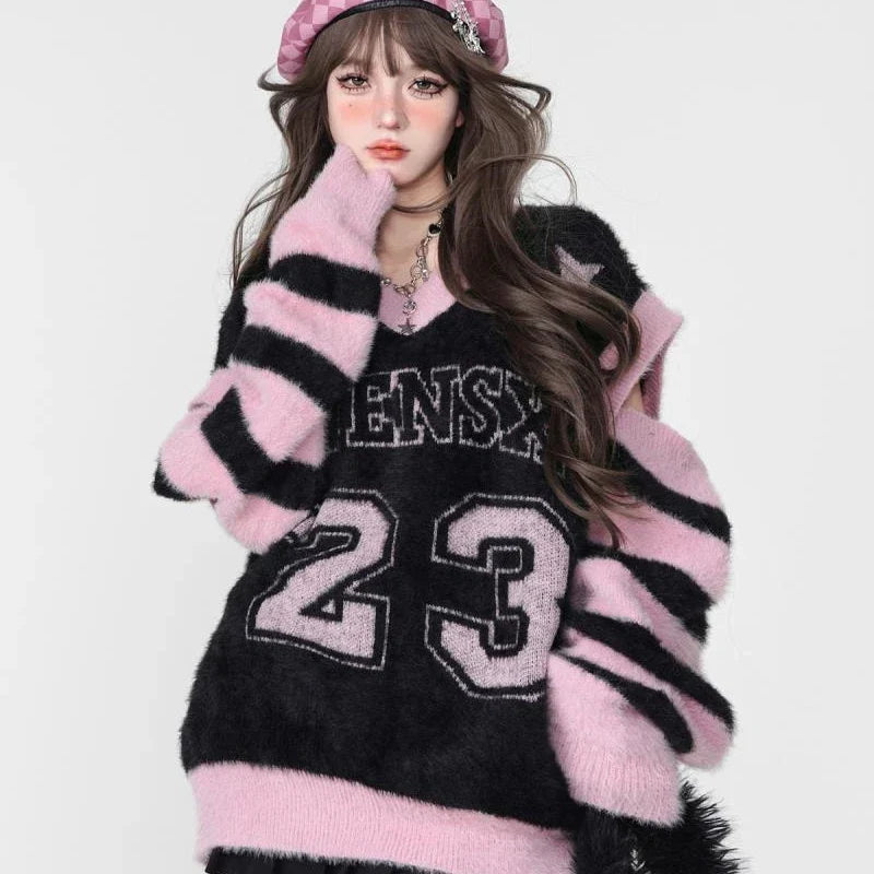 Pastel Gothic Y2K Sweater