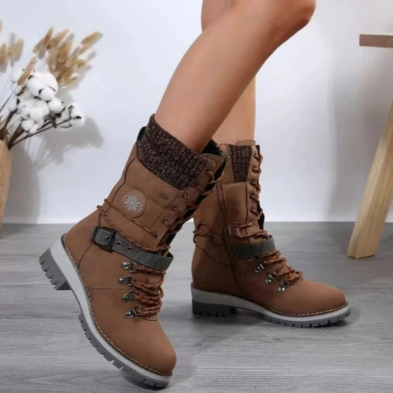 Casual Outdoor Mid-Calf Boots