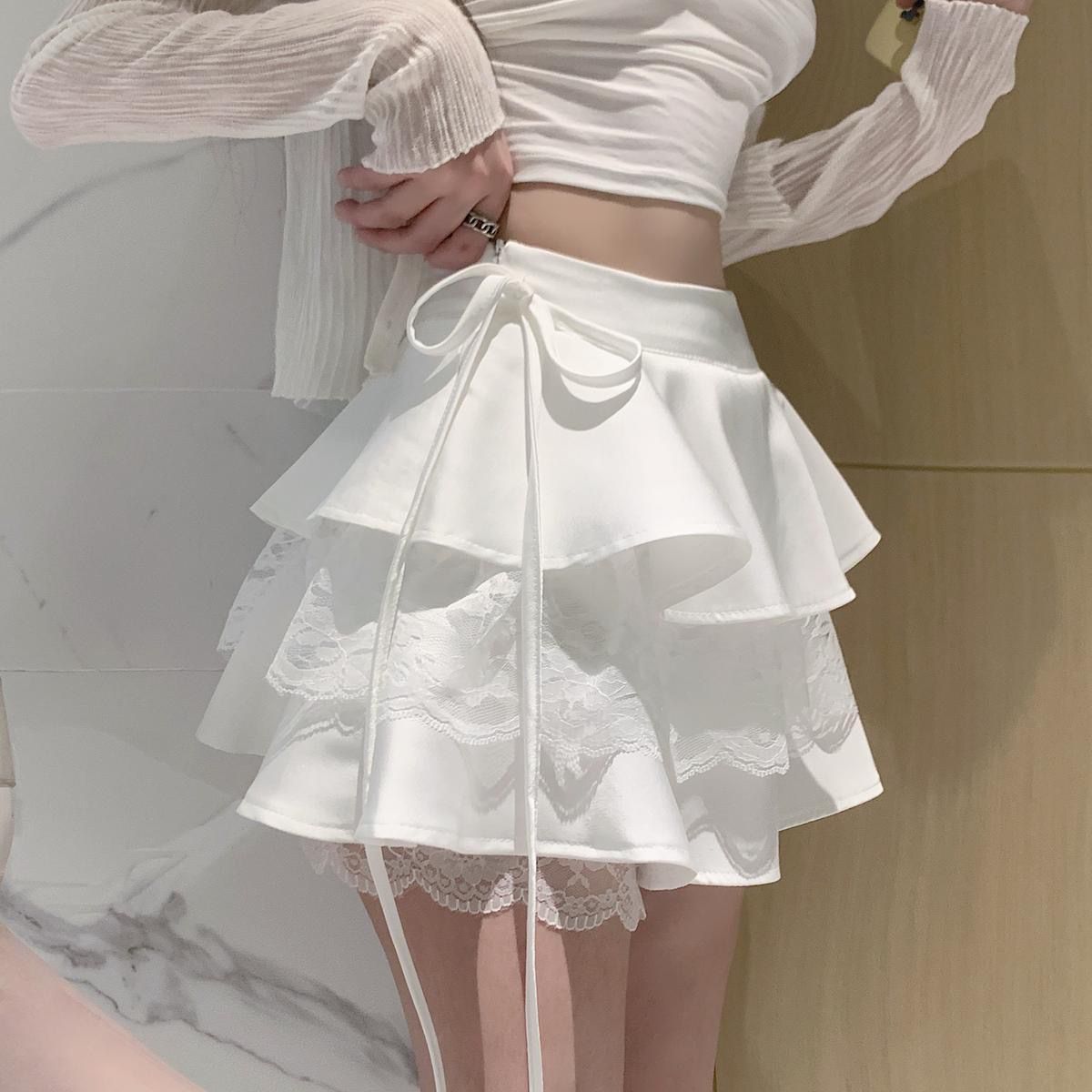 Ruffle Kawaii Mini Skirt