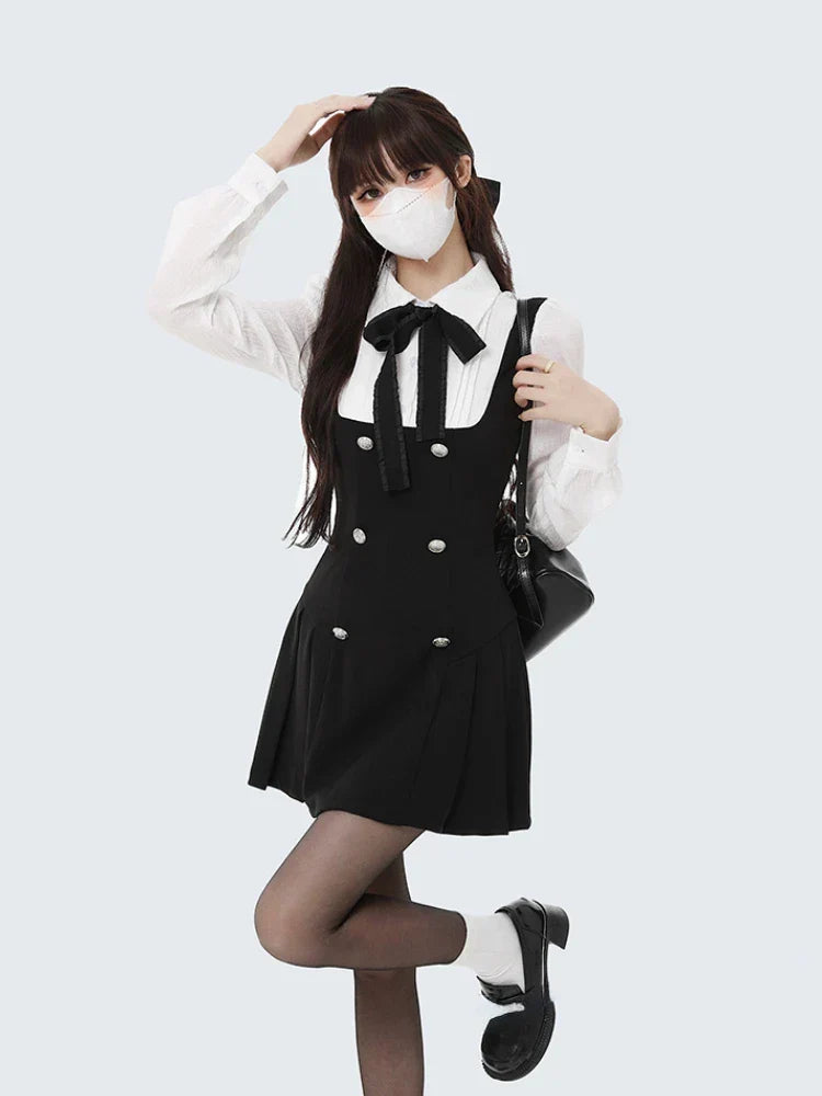 Korean Elegant Short Dress
