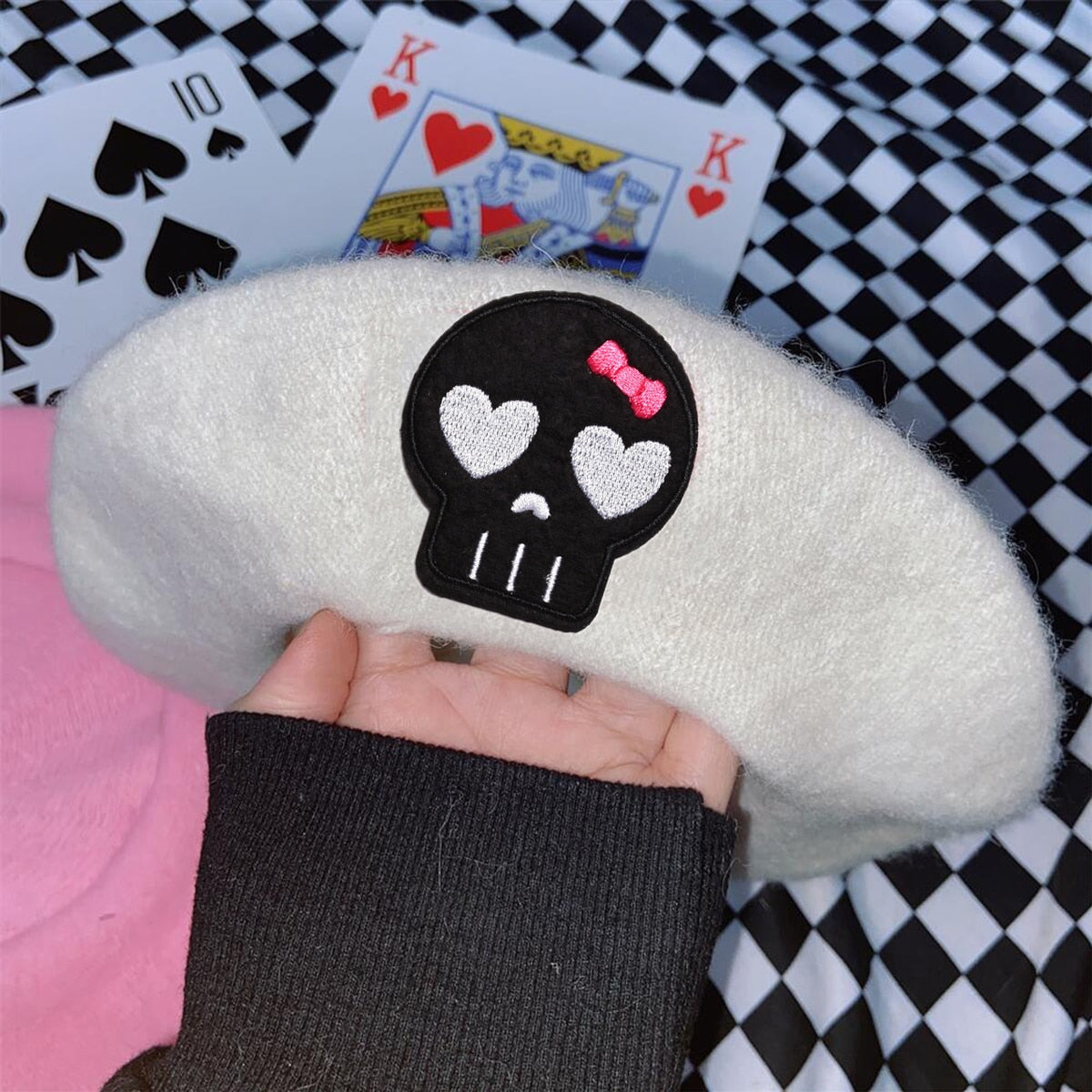 Harajuku Y2K Pink Heart Beret