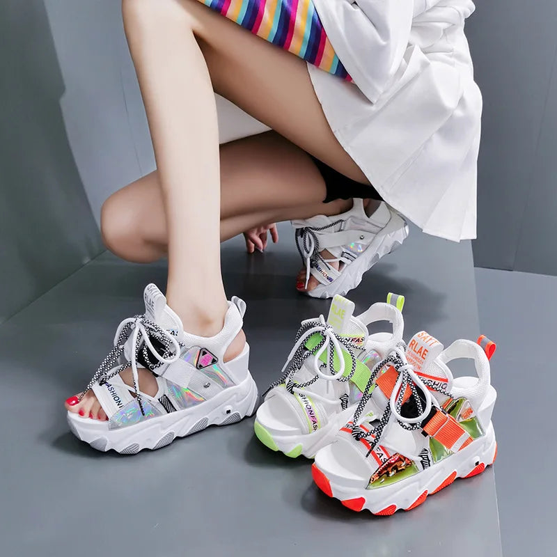 Chunky High Platform Sandals