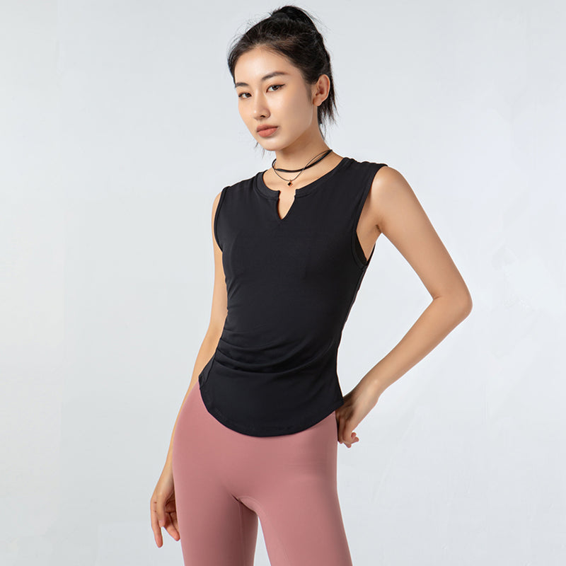 V-Neck Sleeveless Women's Yoga & Fitness Top