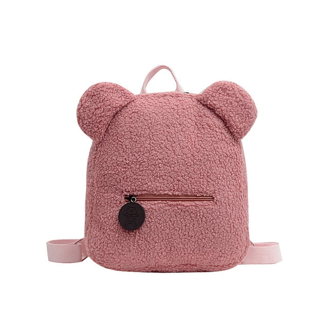 Fluffy Bear Backpack