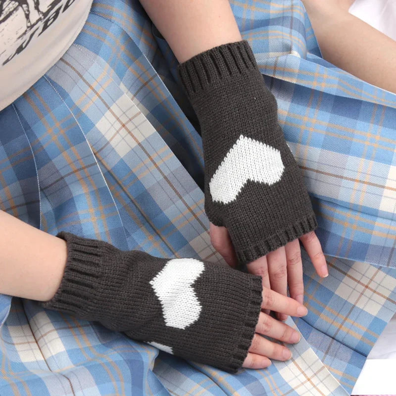 Cute Crochet Fingerless Gloves