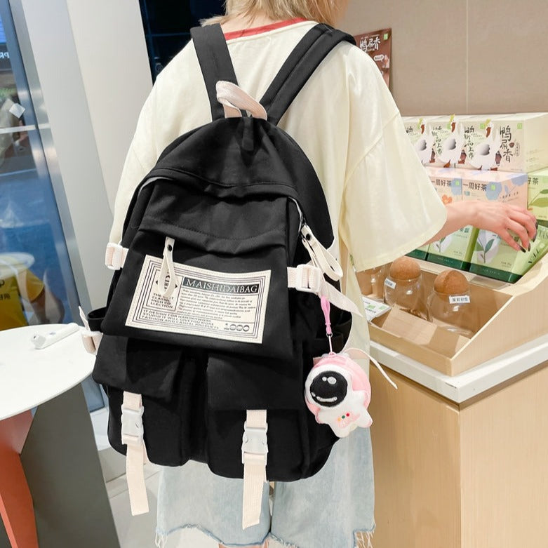 Multipocket Nylon Backpack