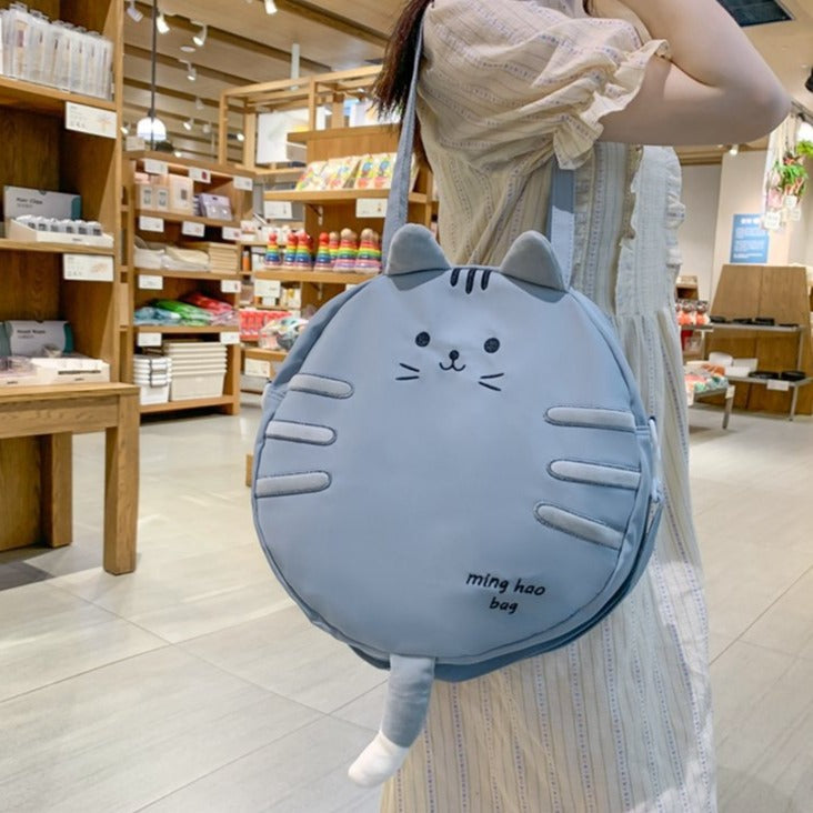 Kawaii Cat Circle Handbag