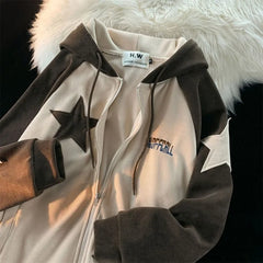 Y2K Casual Zip Hoodie