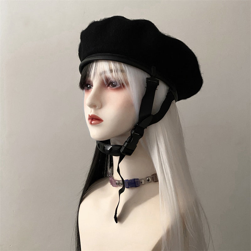 Techwear Y2K Grunge Beret