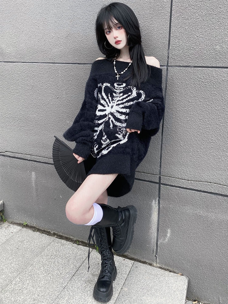 Grunge Y2K Aesthetic Sweater