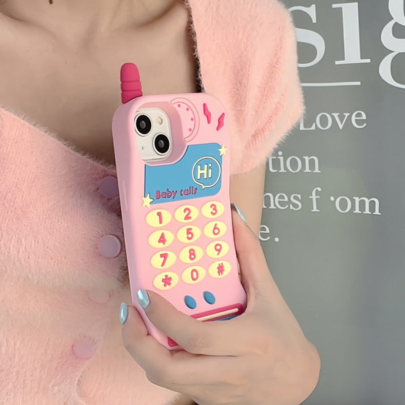 Kawaii Retro Phone Case For iPhone