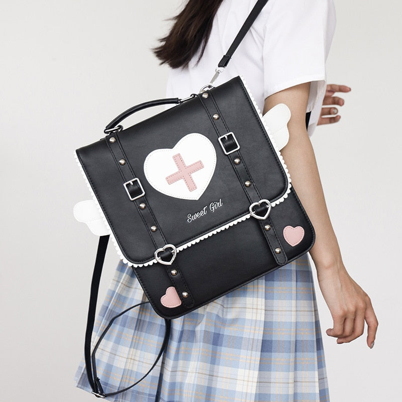 Heart Wings Anime Backpack