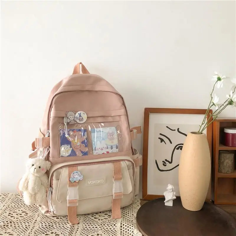 Kawaii Waterproof Laptop Backpack