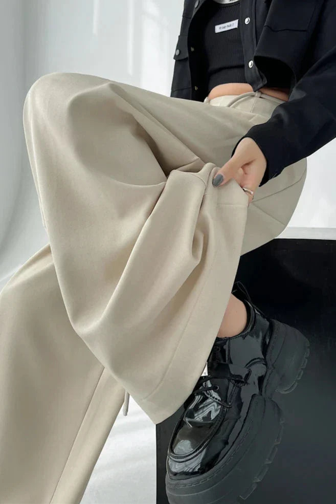 Korean High Waist Wide Pants