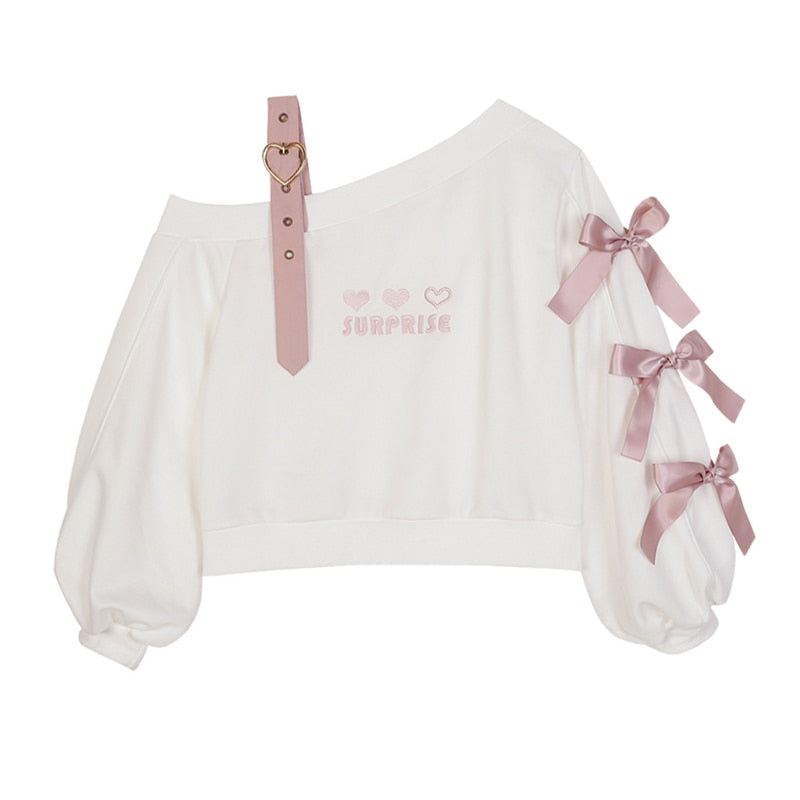 Pastel Goth Heart Sweater