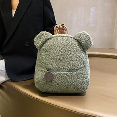 Fluffy Bear Backpack