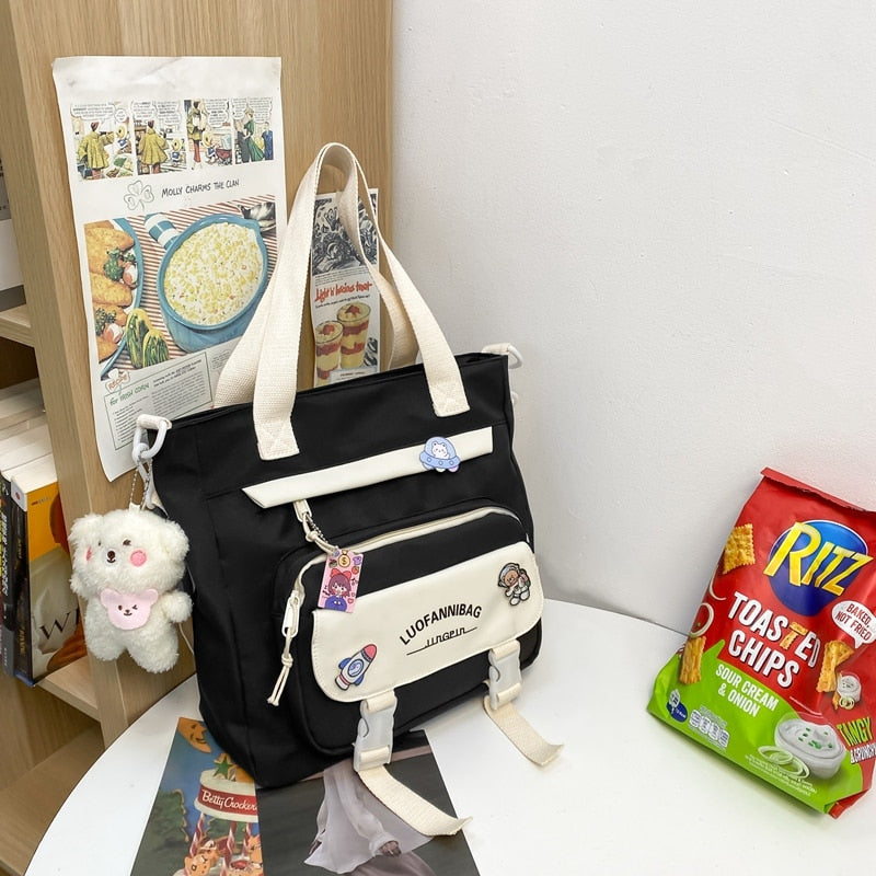 Japanese School Aesthetic Backpack & Bag Set