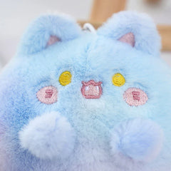 Kawaii Plush Cat Keyring Toy