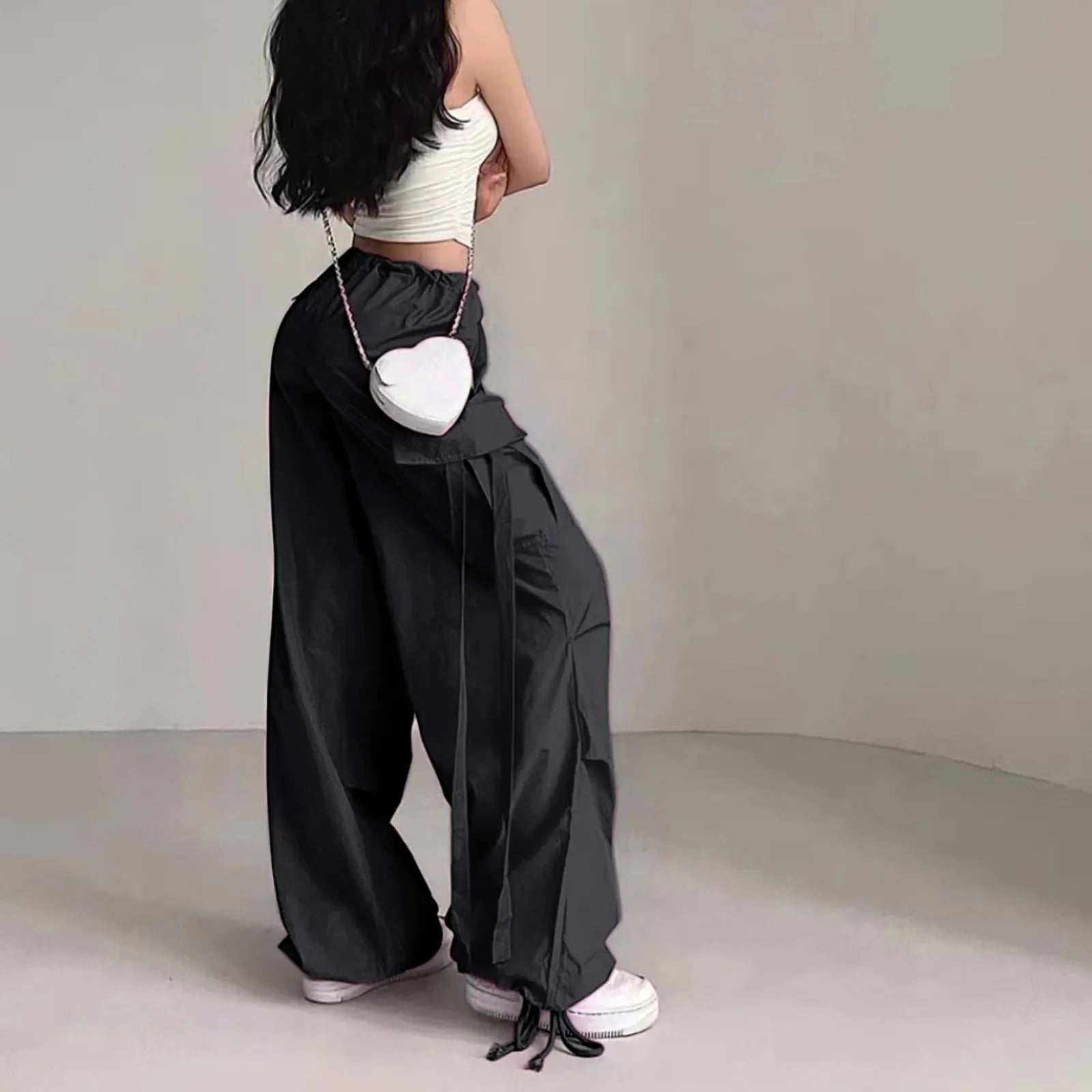 Oversized Cargo Sports Pants