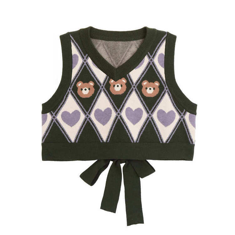 Kawaii Bear Sweater Vest