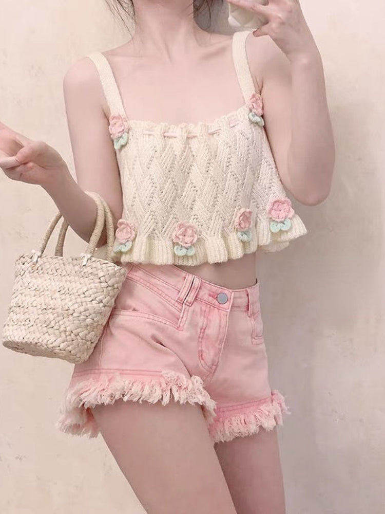 Sweet Flower Kawaii Top