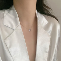 Cute Bunny Pendant Necklace