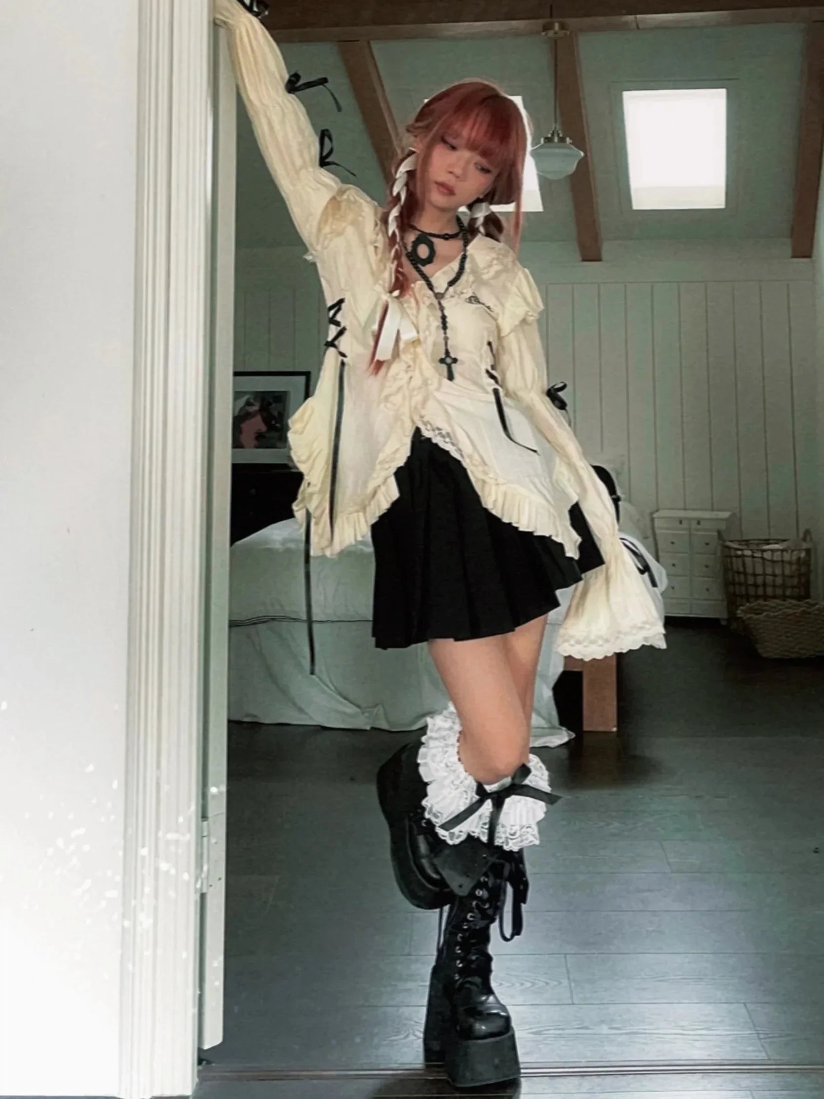 Y2K Oversized Lolita Blouse