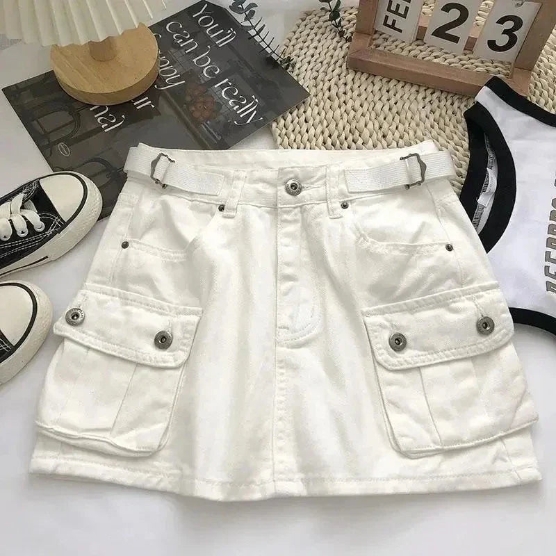 Y2K Vintage Denim Mini Skirt