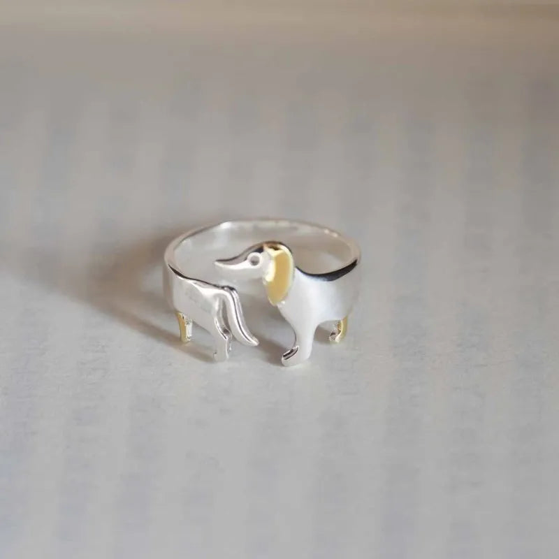 Kawaii Dog Open Ring