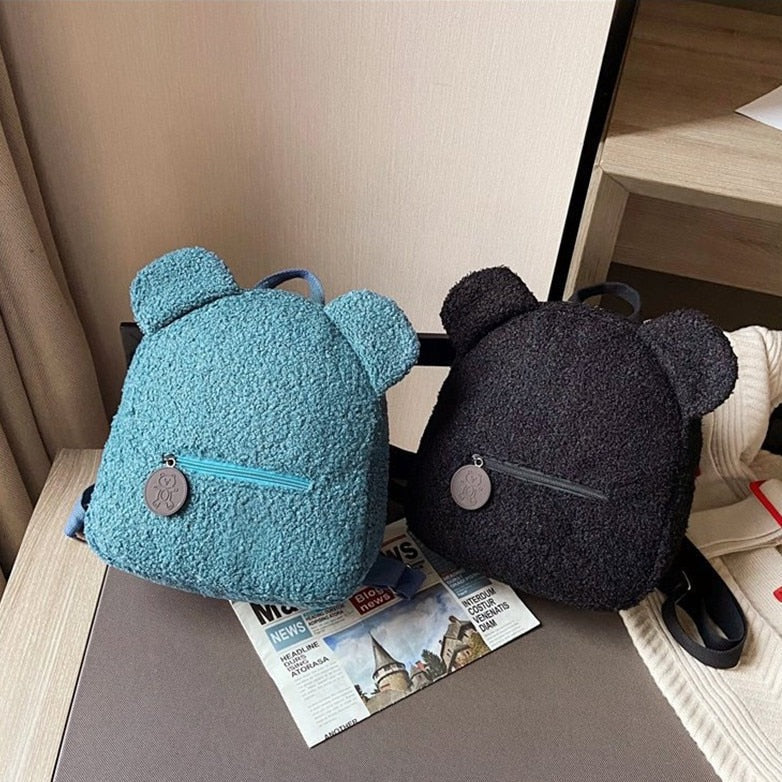Fluffy Bear Backpack