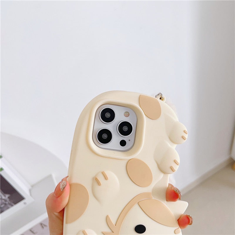 Kawaii Cat 3D Case For iPhone