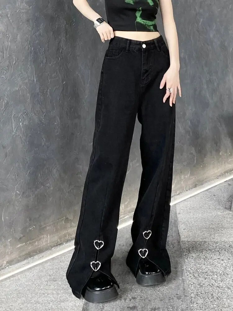 Streetwear Wide Jeans