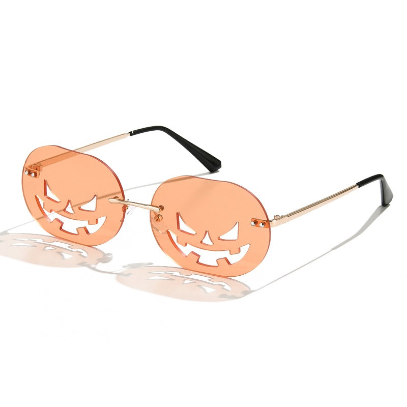 Rimless Pumpkin Sunglasses