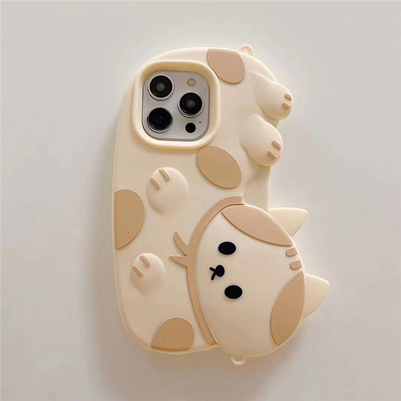 Kawaii Cat 3D Case For iPhone