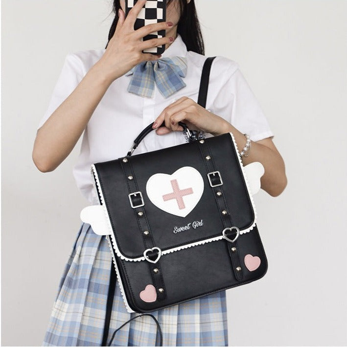 Heart Wings Anime Backpack
