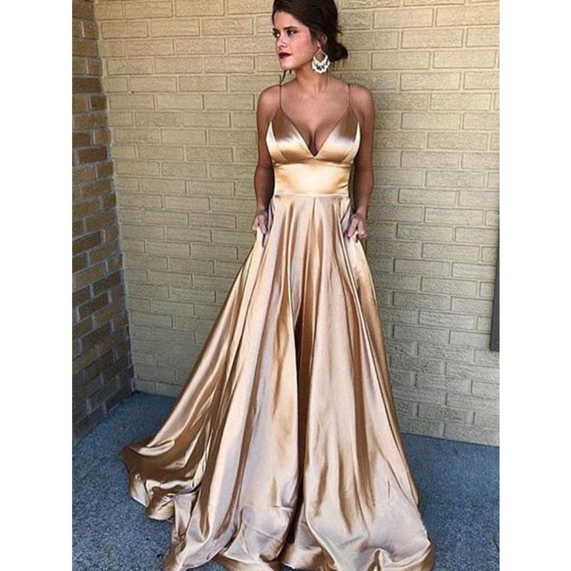 Dresses for Women Elegant Sexy Wedding Party Prom V-neck Sleeveless Sling Backless Satin Maxi Red Plus Size Clothes