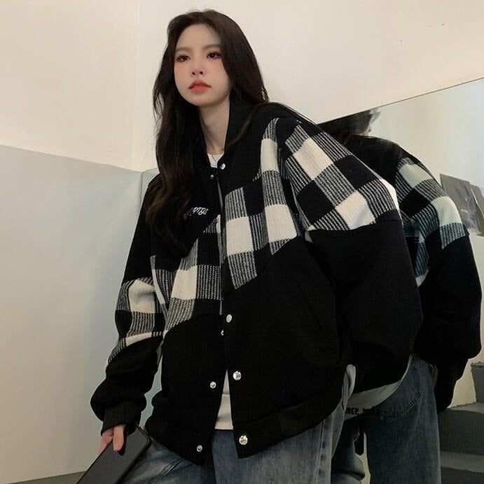 Deeptown Korean Style Baseball Jacket