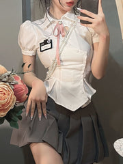 Korean Ulzzang Girl Blouse