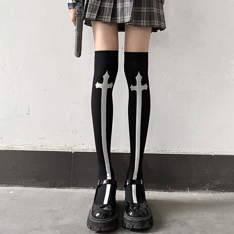 Japanese Gothic Stockings