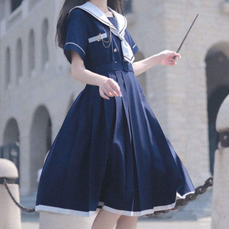 Japanese Sailor Collar Dress