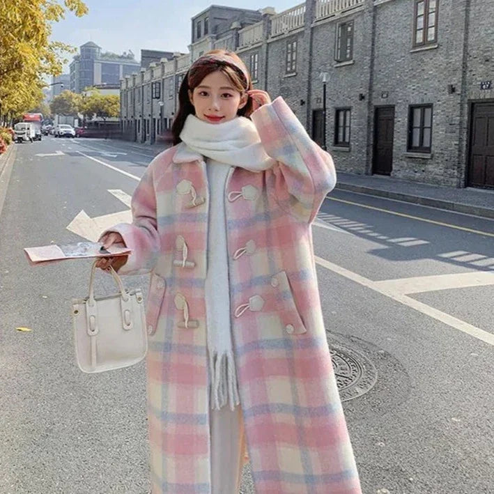 Winter Pastel Woollen Coat