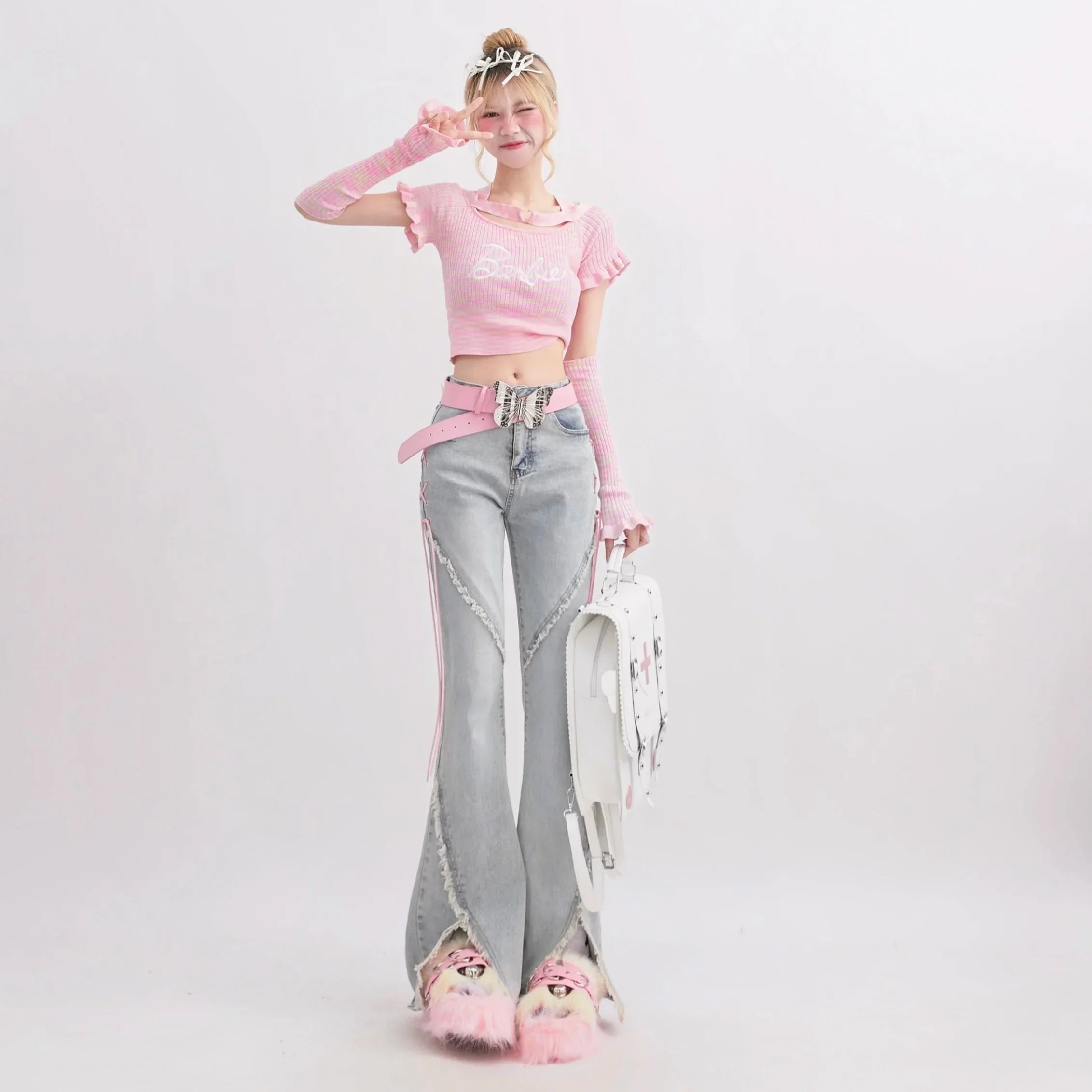 Y2K Loose Flare Jeans