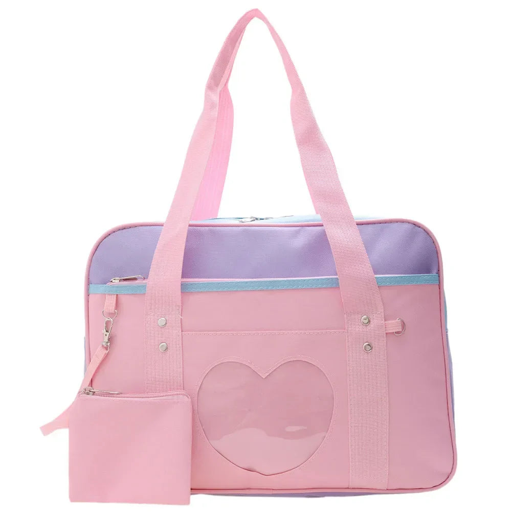 Japanese Heart Student Shoulder Bag
