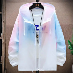 Casual Gradient Sunscreen Jacket