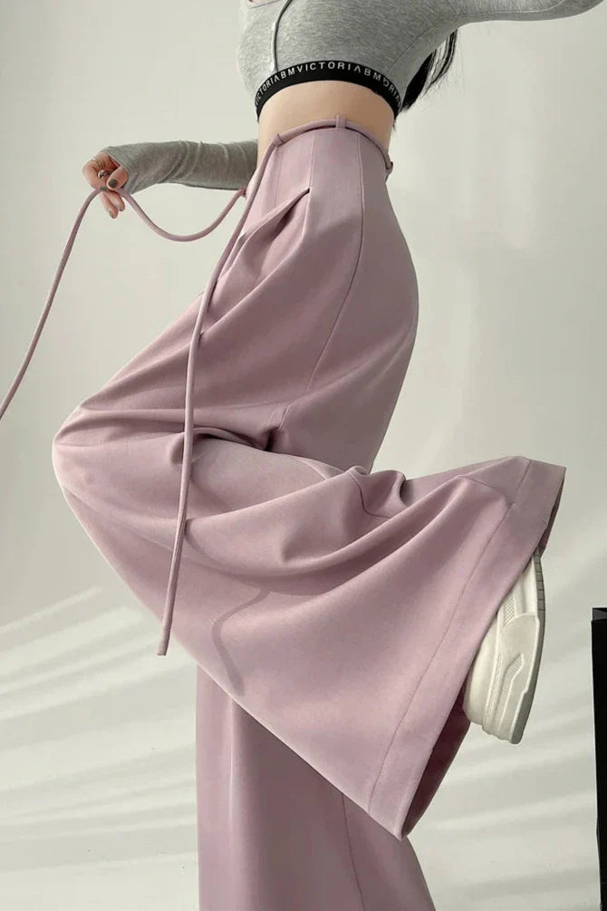 Korean High Waist Wide Pants