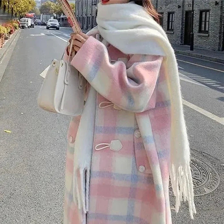 Winter Pastel Woollen Coat